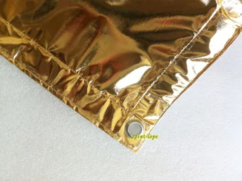 3.6x3.6m 12 'x12' Златна гумена тъкан, топло светоотражающая пеперуда и панелни рефлектори за студийната фотографски филми