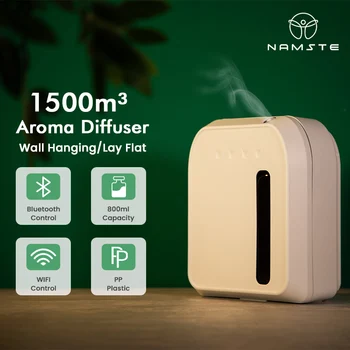 NAMSTE 1500M3 Ароматни Етерични Масла Дифузор Интелектуална Синхронизация на Работата на Wifi, Bluetooth, Изпращане Ароматни Освежители за Въздух За Дома