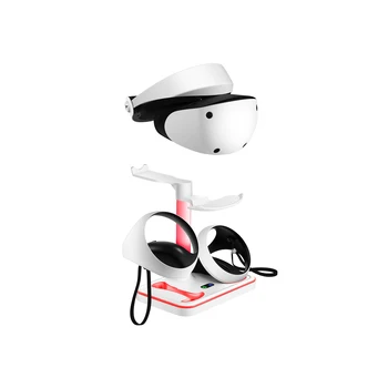 За PS5 VR2 RGB Light Магнитна дъгова зарядно устройство ще захранване на зарядно устройство Очила Слушалки Поставка Зарядно устройство База