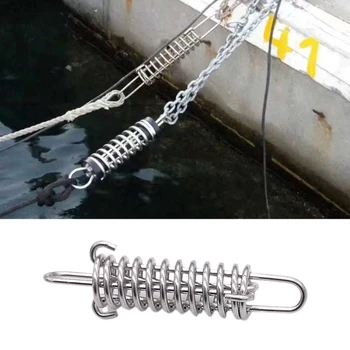 Котва за морски лодки от неръждаема стомана, Швартовная пружина, устройството за обтягане на въжето, амортисьор за кучета на основата GTWS