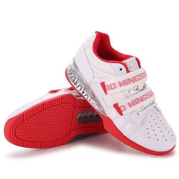 Нова професионална обувки за вдигане на тежести за мъже и жени, размер 38-45, маратонки за коремни преси с дизайн HoopLoop, обувки за становой тяга за фитнес във фитнес залата