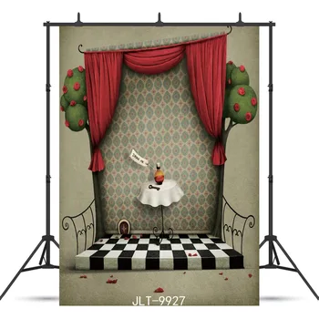 Панорамен завеса с шарките на пода, снимков фон за сватбени партита, Детски душ, Винил фон за една фотосесия, фотографско студио