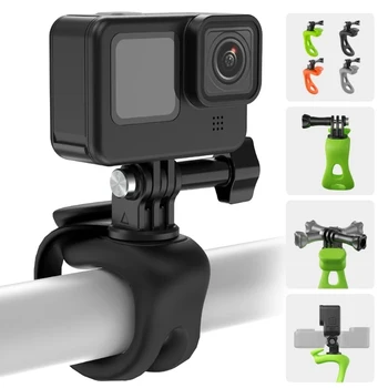 Силиконов регулируема еластична каишка за външни камери GoPro 12 11 10 За любителите на приключения, фотографи, директна доставка
