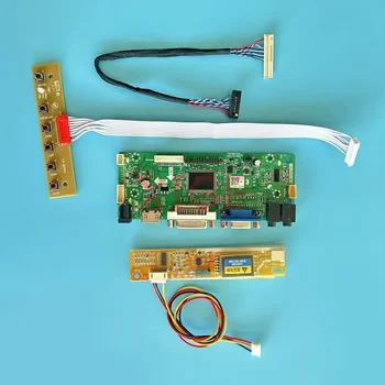 Такса контролер водача, Подходящи за LTD141EA0D LTD141EA0V LTD141EACV 1CCFL 1024*768 LVDS-30Pin САМ Kit DVI VGA LCD панел, Съвместима с HDMI